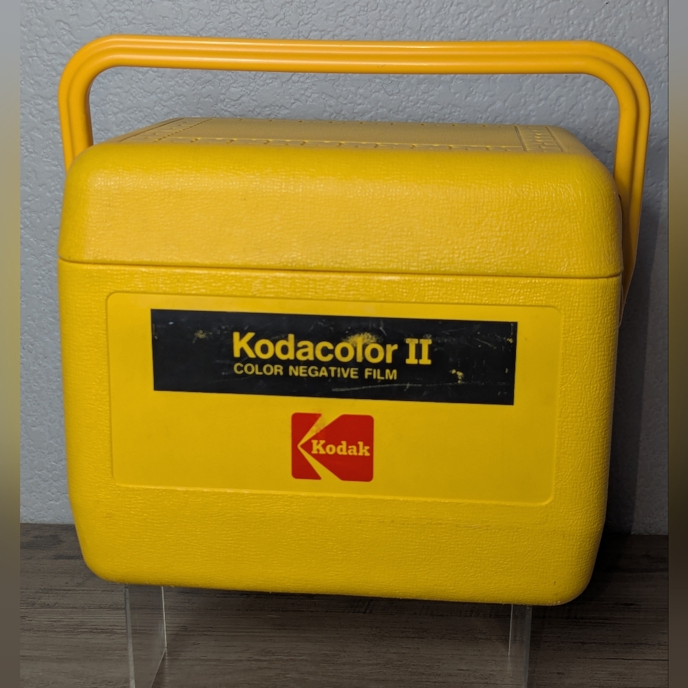Vintage Kodak Kodacolor ll cooler ice chest Hard Plastic